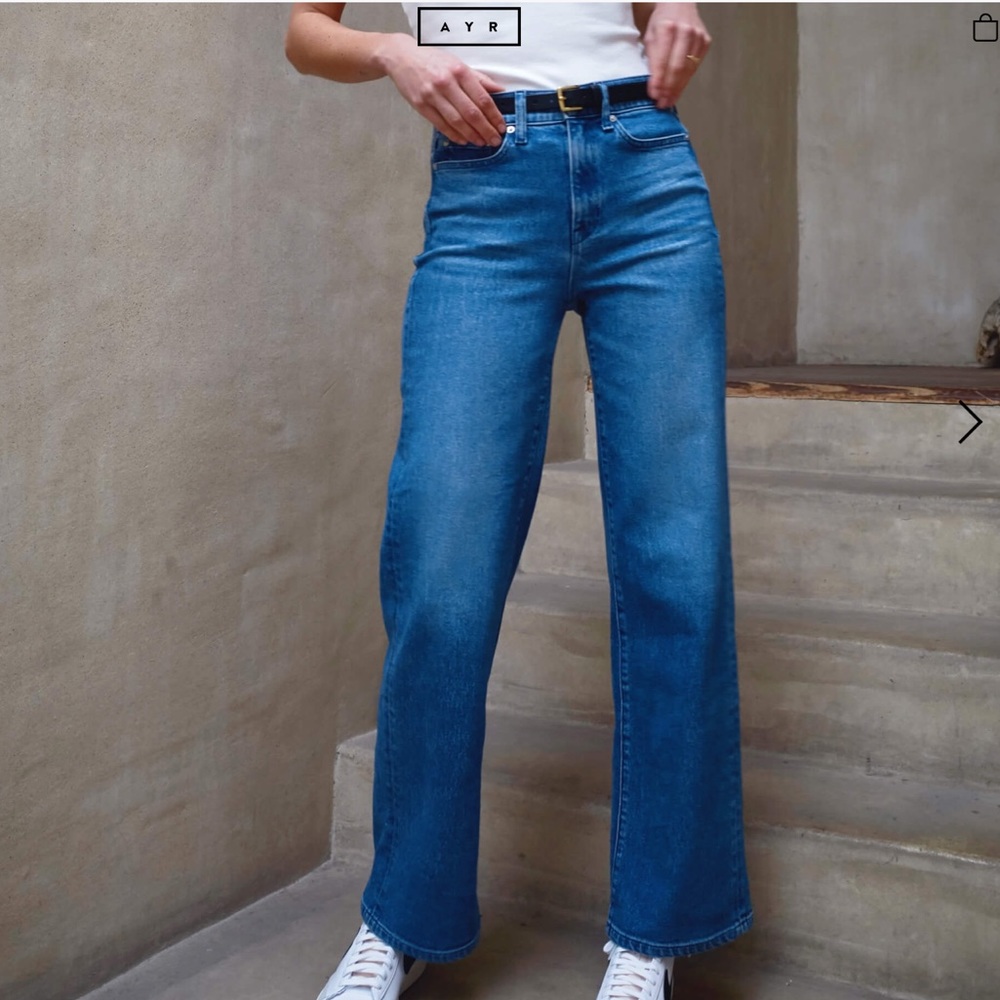 AYR The Secret Sauce Wide Leg High Waist Jeans Size 28